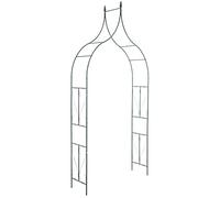 CLP Arche A Rosiers 40 cm I Treilli De Jardin en Métal Solide I Support pour Plantes Grimpantes pour Fixation Au Sol | Couleur Vert