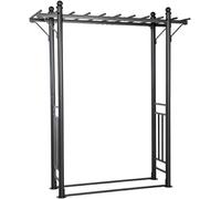 CLP Arche a rosiers en Metal resistante aux intemperies, Treillis autoportant pour rosiers et Plantes grimpantes, Support Stable Exterieur Couleur Anthracite