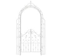 Arche de jardin avec portillon GRENADA - Couelur, Blanc antique