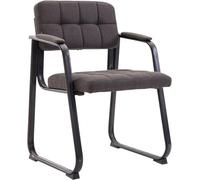 Chaise Visiteur Canada B tissu , Gris foncé Gris foncé G