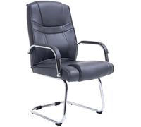 Chaise visiteur Attila similicuir , Gris