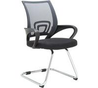 CLP Chaise cantilever Eureka en Maille avec pied en métal , Gris gris G