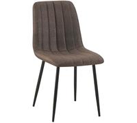 Chaise clp interieur non pliable H. 88 cm en metal noir