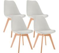 Lot de 4 chaises Linares velours