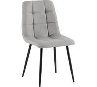 CLP Trading GmbH Chaise Ovegna Lot de 1 intérieur non pliable H. 84 cm plastique Beige