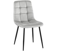 Chaise clp en metal non pliable interieur H. 84 cm gris Gris G