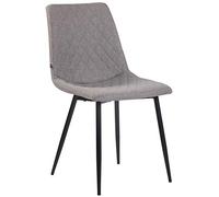 Chaise de conference CLP interieur en metal gris H. 83 cm gris G
