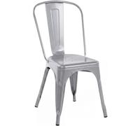 Chaise clp interieur empilable non pliable H. 89 cm en metal gris