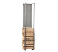 CLP Porte-bûches Spark , Acier inoxydable/100 cm Acier inoxydable G