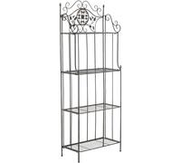 Etagère en fer forgé Flora - Couleur Bronze