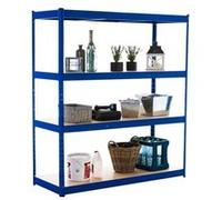 CLP Étagère emboîtable 160x60x180 cm, Couleur:bleu