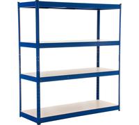 CLP Étagère emboîtable 160x60x180 cm, Couleur:bleu