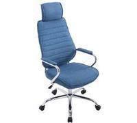 CLP Fauteuil de bureau Rako tissu , Bleu Bleu G