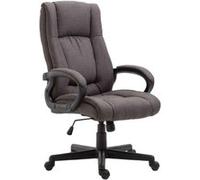 CLP Chaise de Bureau Ergonomique avec roulettes et réglage en Hauteur, Chaise de Direction réglable en Hauteur, Chaise pivotante Sparta, Couleur:Gris foncé