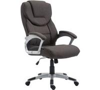 CLP Fauteuil de bureau XL Texas V2 tissu , Gris foncé Gris foncé G