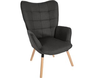 CLP Fauteuil Garding Tissu,gris foncé
