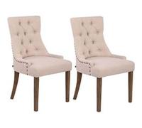 Chaises Salle à Manger Aberdeen - Antique Clair - Lot de 2
