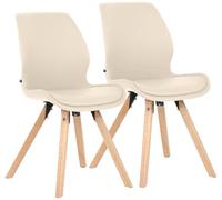 Lot de 2 chaises Luna - Simili cuir
