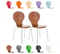 -CLP-Lot de 2 chaises empilables en bois Diego-Array
