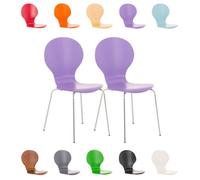 -CLP-Lot de 2 chaises empilables en bois Diego-Array