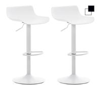 Tabourets de bar Aveiro - Blanc