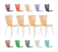 CLP Lot de 4 chaises Aaron - Couleur:nature