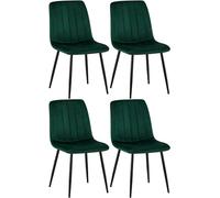 Chaise Dijon - Velours - Lot de 4