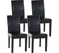 CLP Trading GmbH – Lot de 4 chaises en bois non empilables non pliables intérieur H 91 cm Marron G