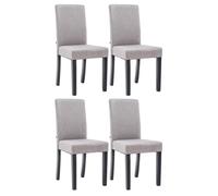lot de 4 chaises de salle à manger Ina - Noires