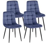 Ensemble de 4 chaises de salle à manger Antibes