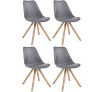 Lot de 4 Chaises Toulouse - Similicuir