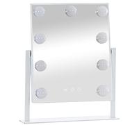 Miroir Led de Maquillage Majuro avec lumiére réglable et écran tactile , Blanc Blanc G
