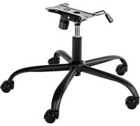 CLP Piètement Universe pour Chaise De Bureau I Structure De Remplacement avec Cylindre Et 5 roulettes Couleur:Noir