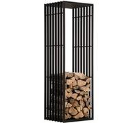 CLP Porte-bûches Irving Noir mat , 40x50x150 cm Noir-mat G