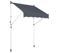 CLP Store à pince Westerly,anthracite 250x120 cm