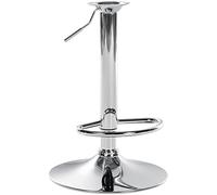 CLP Support De Remplacement en Métal pour Tabouret De Bar 8 x 8 cm I Colonne pour Tabouret Réglable Et Pivotant | Couleur Chrome