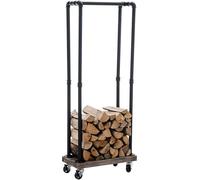 CLP Support pour bois de cheminée Forks,noir