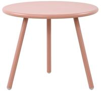 CLP Table Basse Berea I Table de Salon Ronde pour l'extérieur et l'intérieur I Table de Jardin résistante aux intempéries et aux UV I Table d'appoint pour l'extérieur, Couleur:Rose