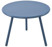 CLP Table Basse Minot I Table de Salon Ronde pour l'extérieur et l'intérieur I Table de Jardin résistante aux intempéries et aux UV, Couleur:Bleu