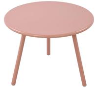 CLP Table Basse Minot I Table de Salon Ronde pour l'extérieur et l'intérieur I Table de Jardin résistante aux intempéries et aux UV | Couleur Rose