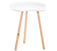 Table d'appoint au style scandinave Jannis en Bois , Blanc