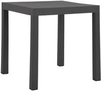 CLP Table de Jardin Carre 73x73 cm Kato, extérieur polypropylène résistant UV, bistrot Moderne pour 2-4 Personnes | Couleur Anthracite