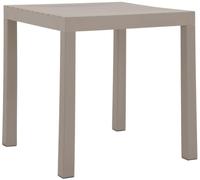 CLP Table de Jardin Carre 73x73 cm Kato, extérieur polypropylène résistant UV, bistrot Moderne pour 2-4 Personnes | Couleur Taupe