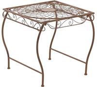 CLP Table de Jardin en Fer Zarina, Table d appoint Romantique Style Art Nouveau, pour Jardin, terrasse et Balcon, avec Patins de Protection | Couleur Marron Antique