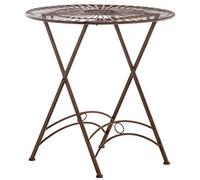Table d'extérieur Tegal en Fer - CLP - Rond - Marron - 4 personnes - Design