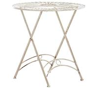 Table d'extérieur Tegal en Fer , Crème antique Crème G