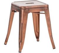 CLP Tabouret Armin I Tabouret métallique empilable et Facile d'entretien I Tabouret empilable pouvant Supporter jusqu'ŕ 200 kg, Couleur:cuivre