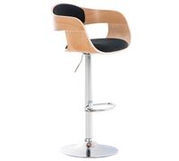 CLP Tabouret de bar Kingston Tissu , Nature / Noir