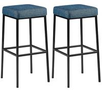Lot de 2 tabourets de bar Montréal - Bleu