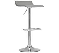 Tabouret de bar en similicuir - Gris